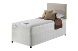 Silentnight - Miracoil Travis Cushiontop Single - Divan Bed
